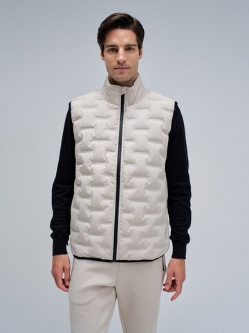 Salsa Jeans Bodywarmer in Wit: voorkant