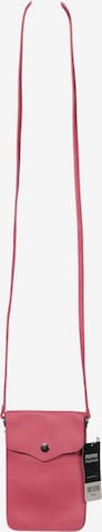 Zwillingsherz Handtasche klein Leder One Size in Pink: Vorderseite