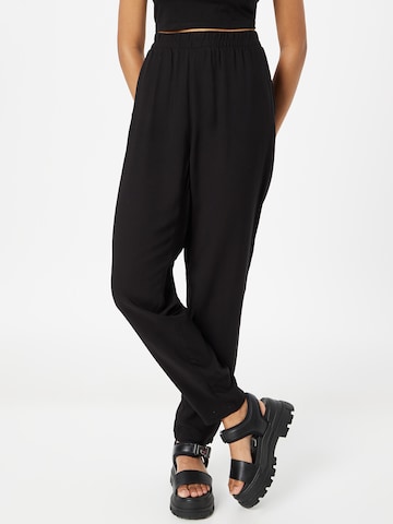 Lindex - Tapered Pantalón en negro: frente