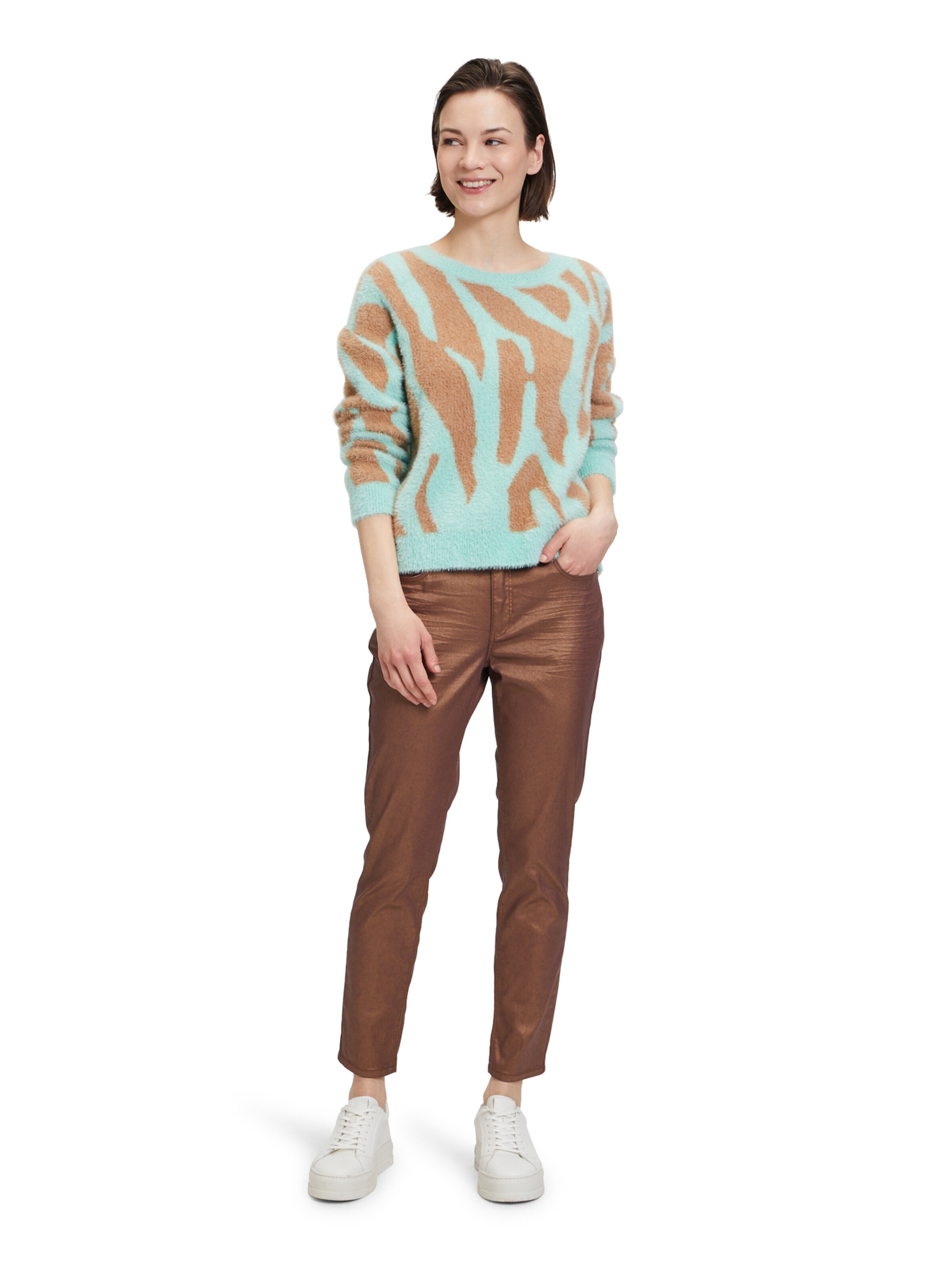 Slimfit Jeans di Betty & Co in marrone