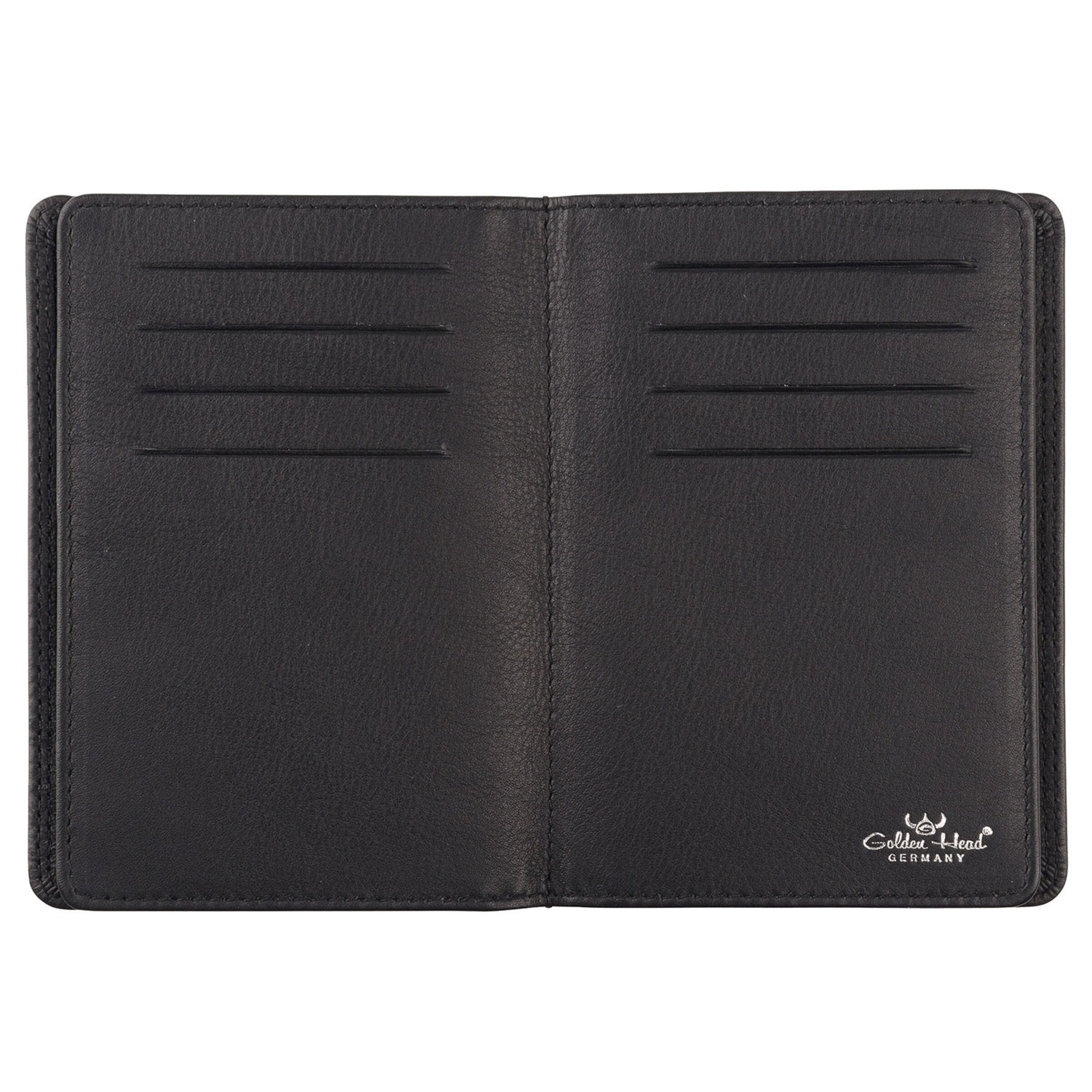 GOLDEN HEAD Wallet 'Polo' in Black