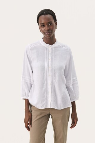 Part Two Blouse in White: front