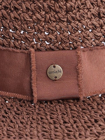 Amichi - Sombrero 'Sombrero para mujer Alania de fibras naturales' en marrón