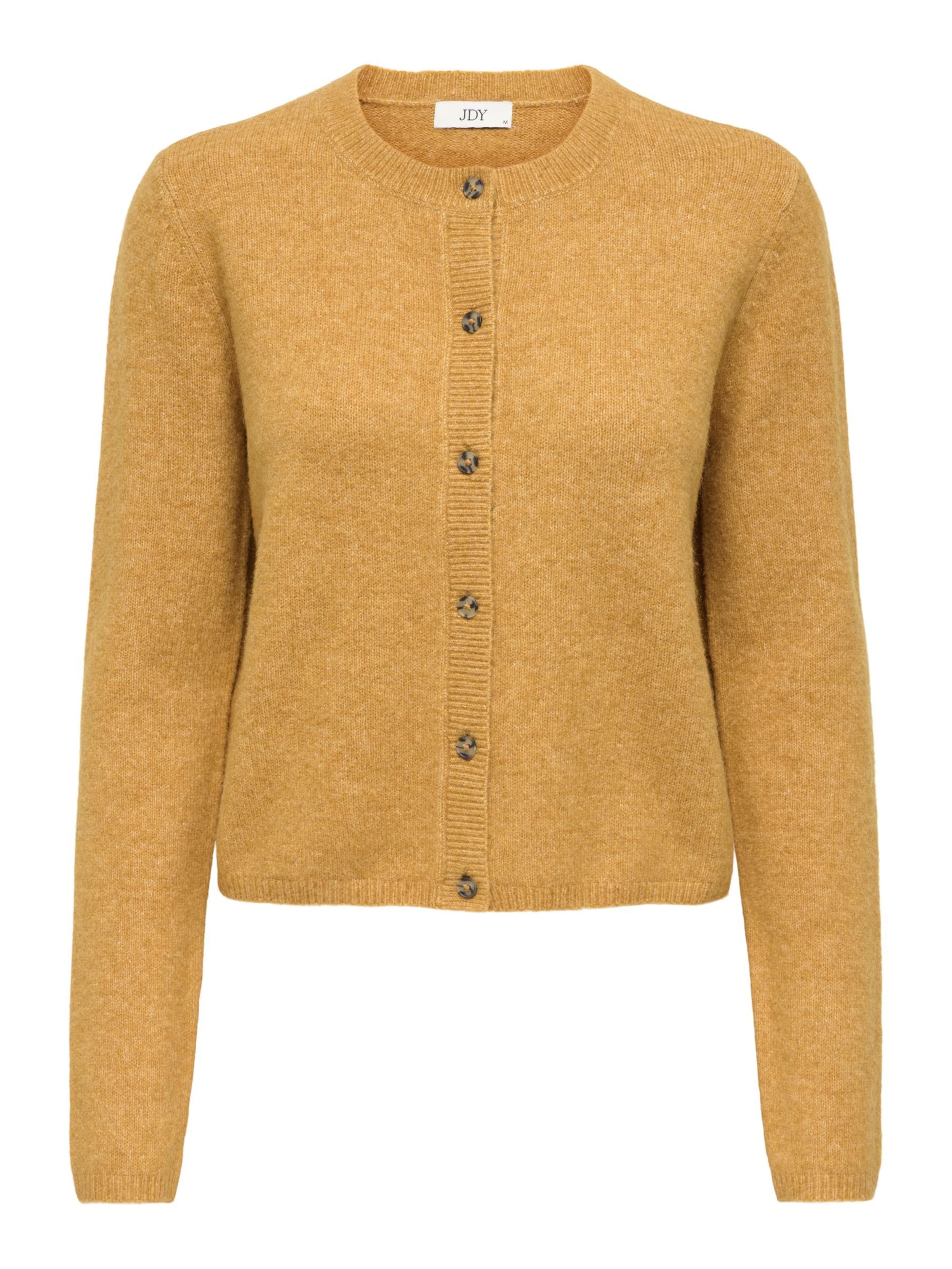 JDY Strickjacke 'JDYChloe' in XS in senf, Produktansicht