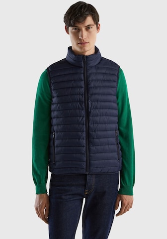 UNITED COLORS OF BENETTON Vest in Blue: front