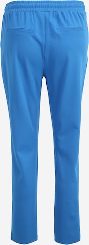 Fransa Tapered Pleat-Front Pants in Blue