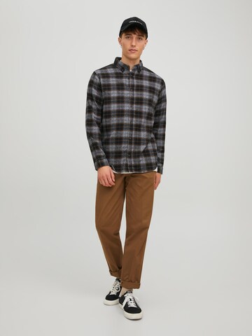 JACK & JONES - Ajuste regular Camisa 'Barret' en azul