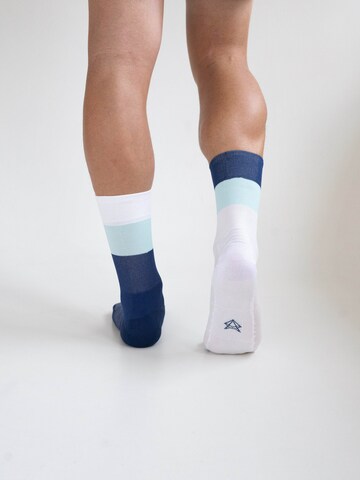 INCYLENCE Athletic Socks 'MIRRORED' in Blue