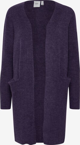ICHI Knit Cardigan 'kamara' in Purple: front