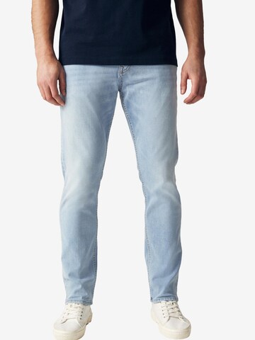 Next Regular Jeans in Blue: front