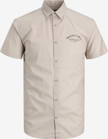 Regular fit Camicia di JACK & JONES in grigio: frontale