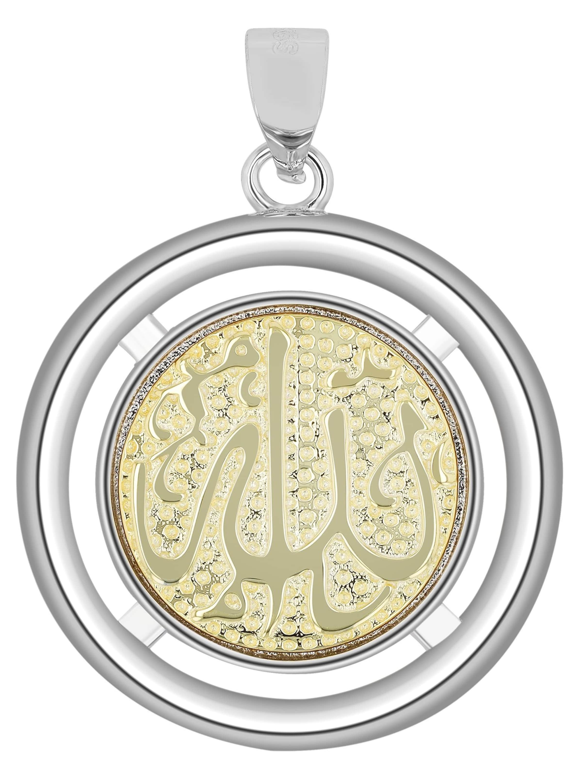 Akzent Pendant 'Omar, 925 Sterlingsilber, langlebig' in Silver: front