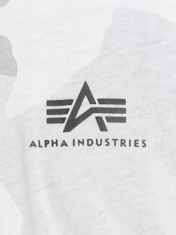 Maglietta 'Camo' di ALPHA INDUSTRIES in grigio