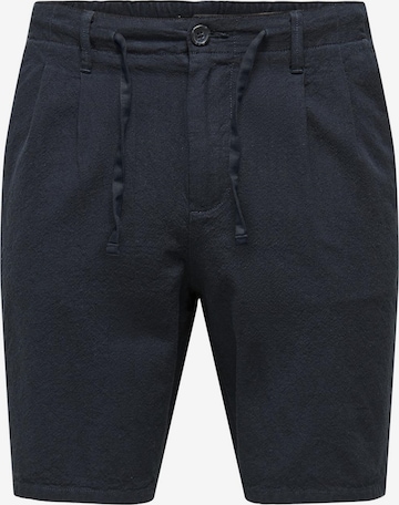 Only & Sons Shorts 'Largo' in Blau: Vorderseite