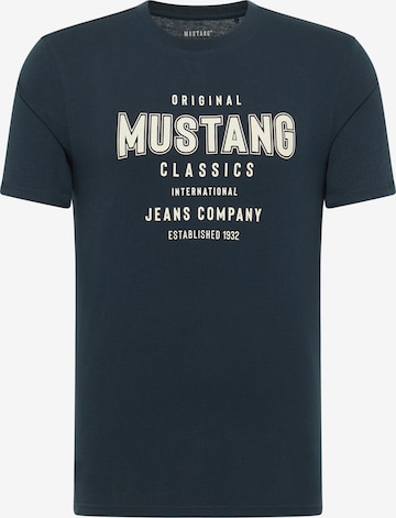 MUSTANG T-Shirt 'Alex' in Blau: predná strana