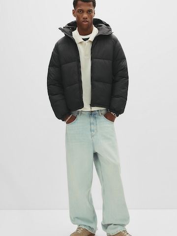 Veste d’hiver Pull&Bear en noir