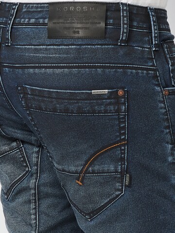KOROSHI Regular Jeans in Blau