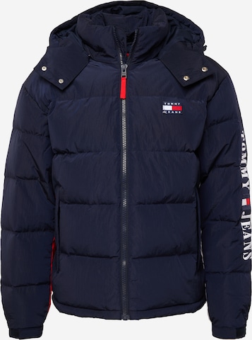 Tommy Jeans Winterjas 'Alaska' in Blauw: voorkant