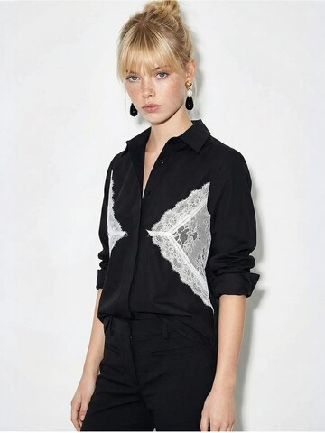 Camicia da donna di Bianco Lucci in nero