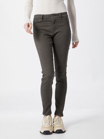 VERO MODA Skinny Fit Дънки 'Hot Seven' в зелено: отпред