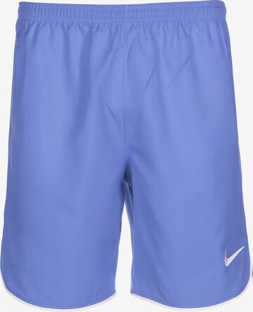 NIKE Workout Pants in Blue: front