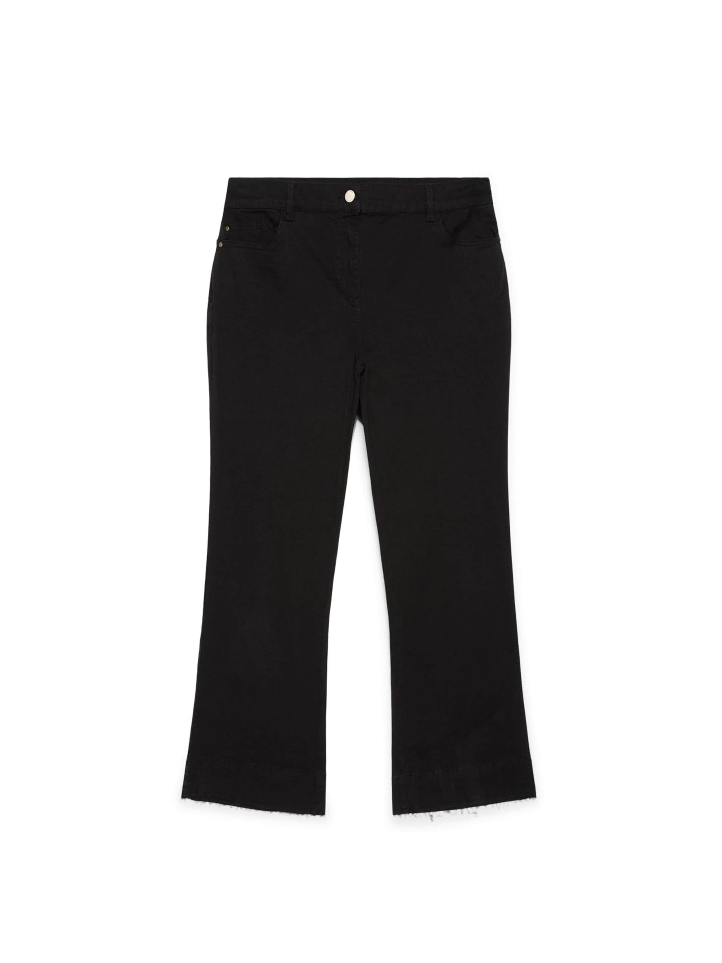 Pantaloni di Fiorella Rubino in nero: frontale