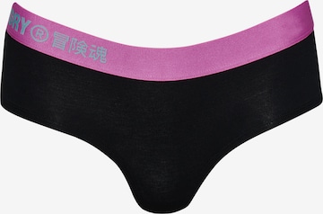 Superdry Athletic Bikini Bottoms in Black: front