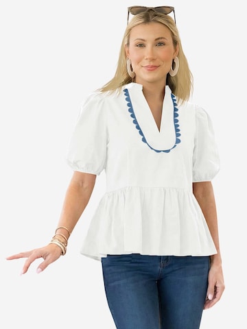 Imily Bela Blouse in White: front