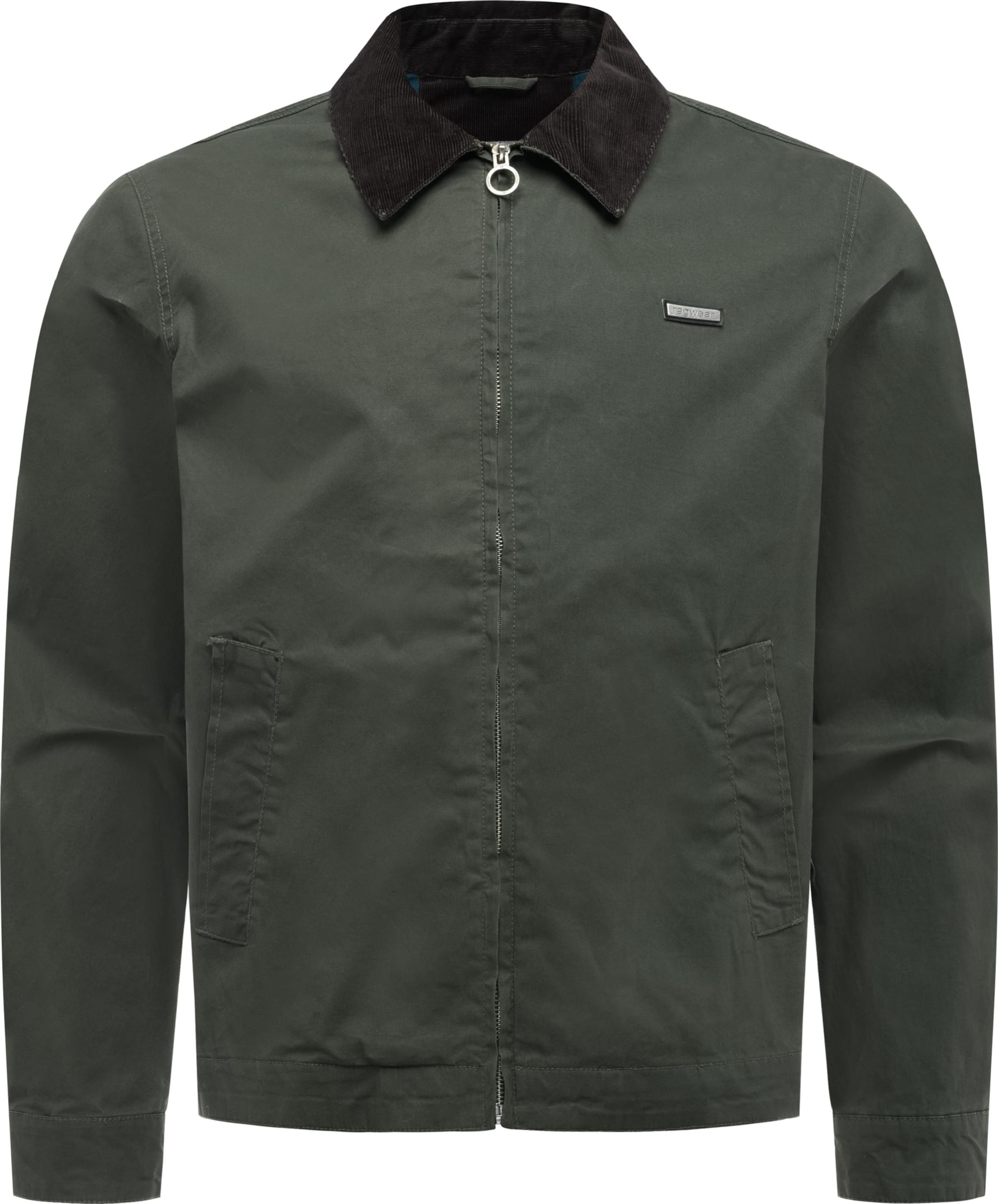 Ragwear Between-Season Jacket 'Hertan' in Green: front