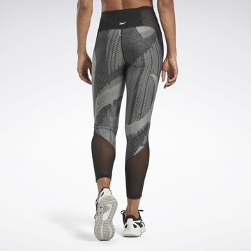 Reebok Skinny Sportbroek in Grijs