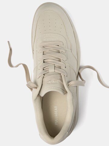 Pull&Bear Platform trainers in Beige