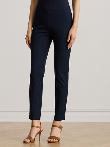 Lauren Ralph Lauren Úzky strih Nohavice 'KESLINA' - Modrá: predná strana