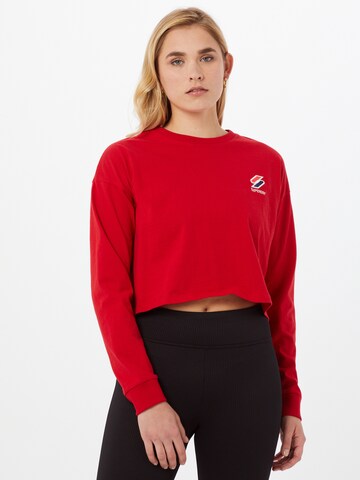 Superdry Shirt 'Essential' in Rot: predná strana