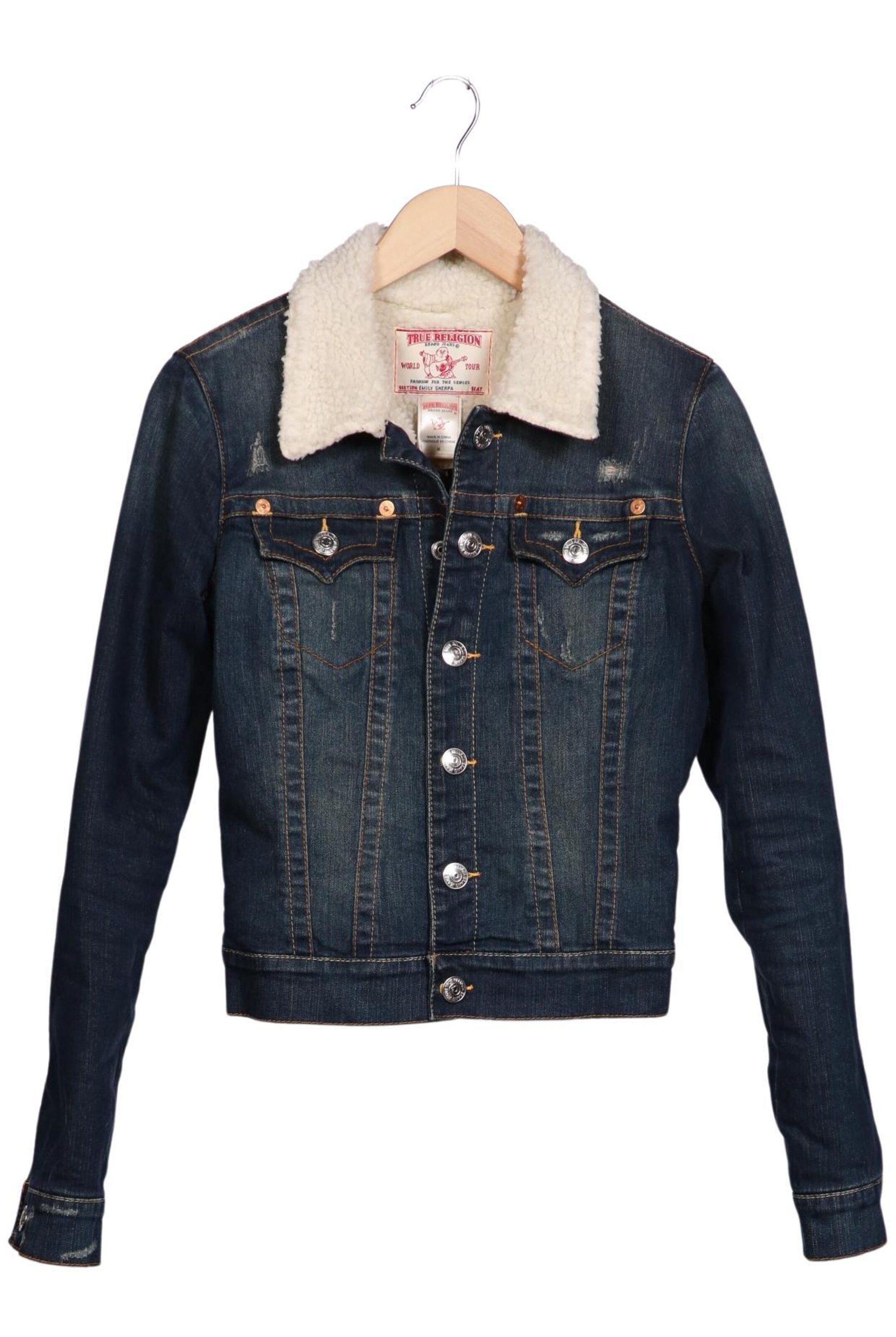 True Religion Jacket & Coat in M in Blue: front