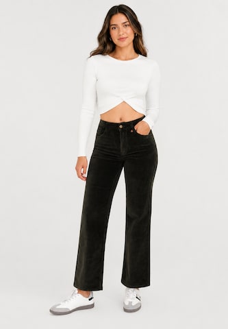 Regular Pantalon Elara en vert