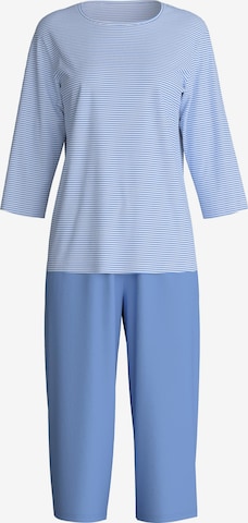 CALIDA Pyjama 'Lovely Nights' in Blau: Vorderseite