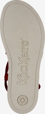 Kickers Mules in Red