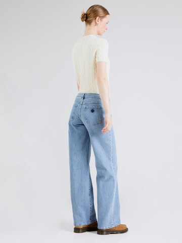 Abrand Wide Leg Jeans 'EMA' in Blau