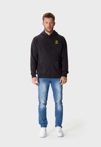 Oldskull Sweatjacke 'Wrldvibe Return to Wild' in Schwarz