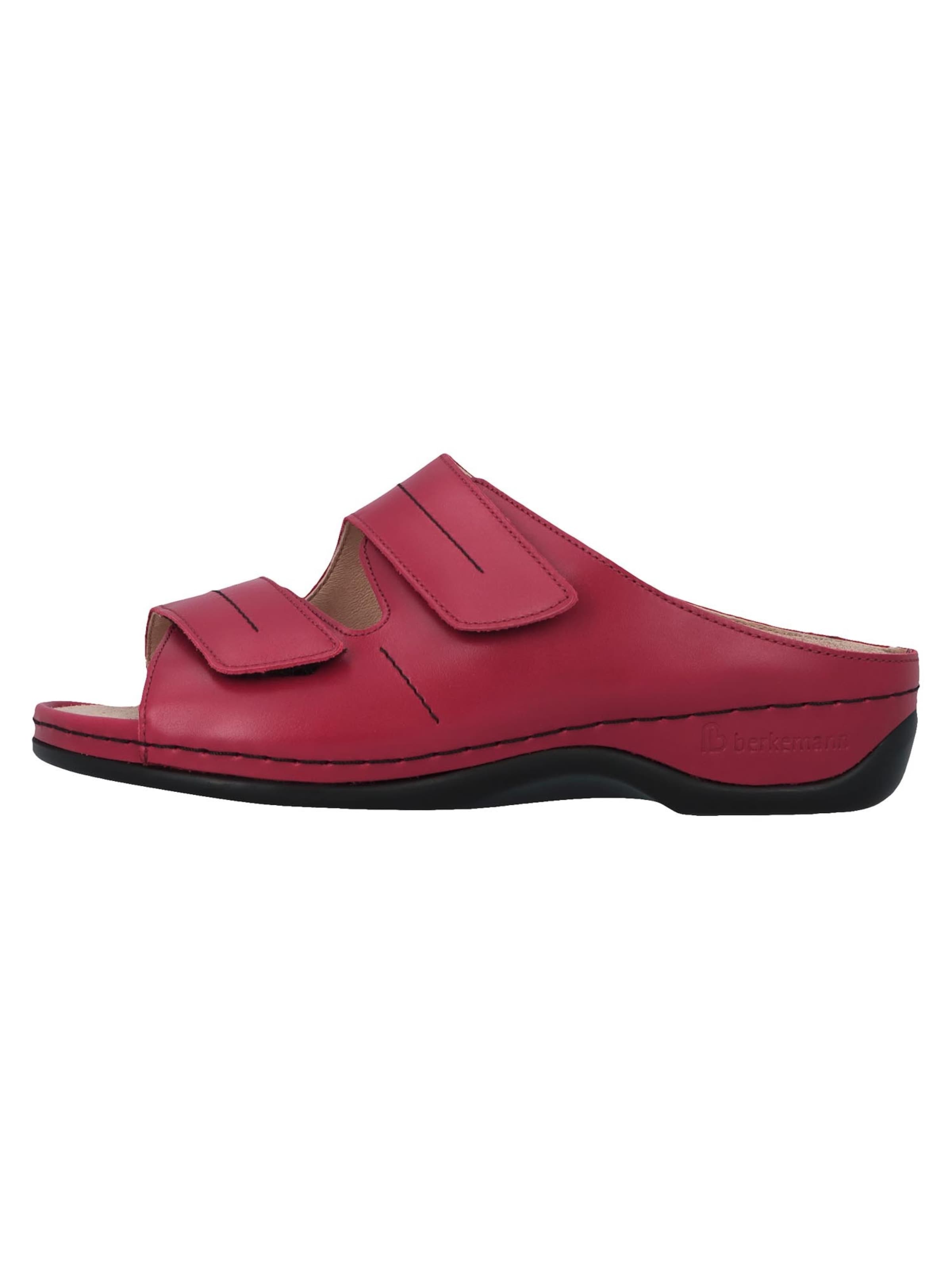 BERKEMANN Mules 'Daria' in Red: front
