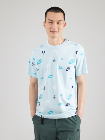 Nike Sportswear Shirt in Blue: front