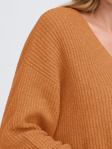 Pull-over ' OXICALLIE ' Oxmo en marron