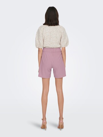 JDY Loose fit Trousers 'LOUISVILLE CATIA' in Purple