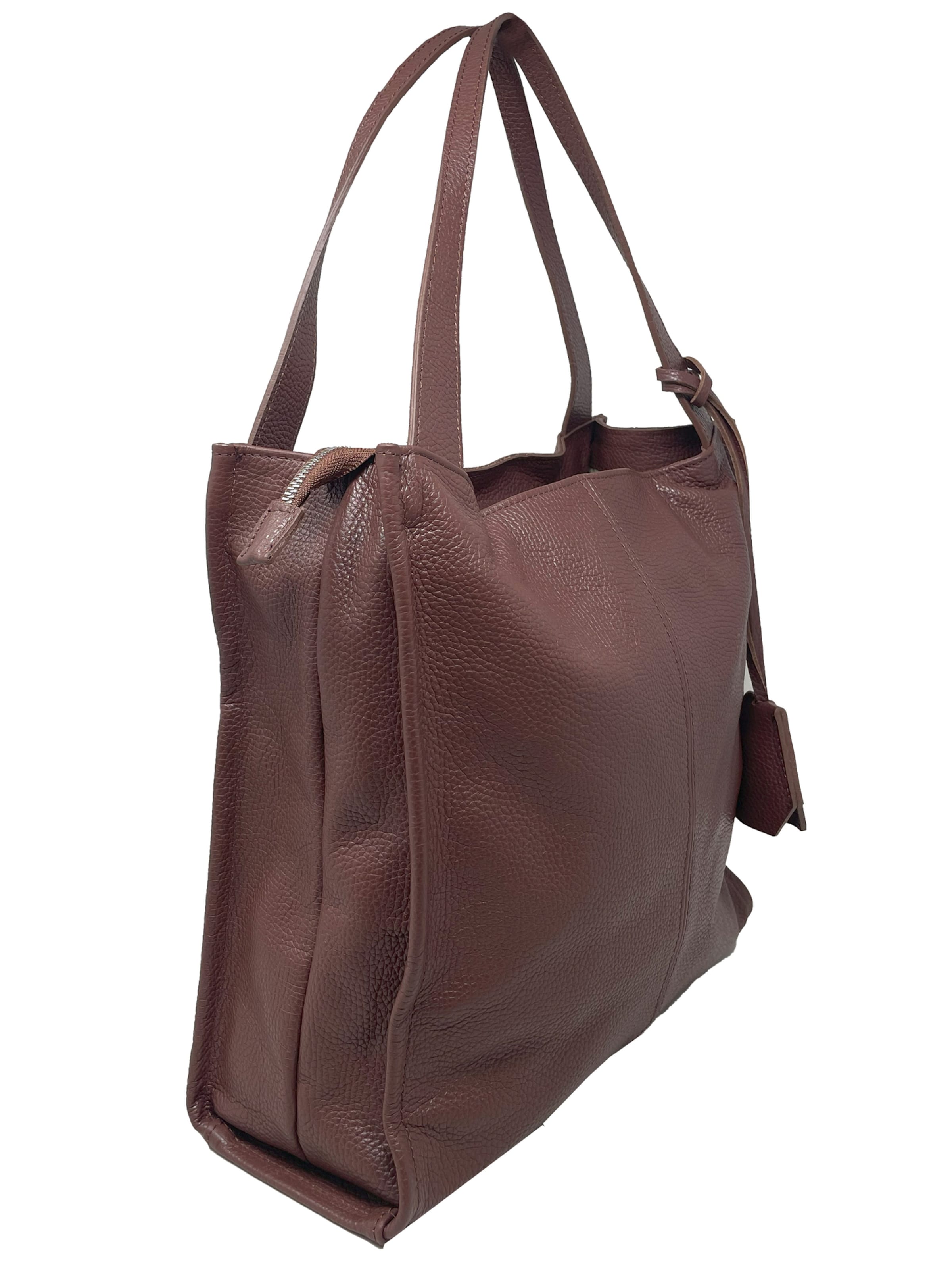 CHICCA BORSE Handtas in Bruin