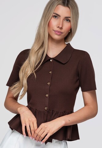 Ombre Shirt 'OW-TS-E0073' in Bruin