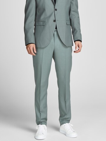 JACK & JONES Slimfit Kalhoty s puky 'SOLARIS' – zelená: přední strana