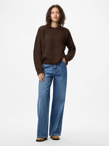 Pull-over 'CLEO CHUNKY' PIECES en marron