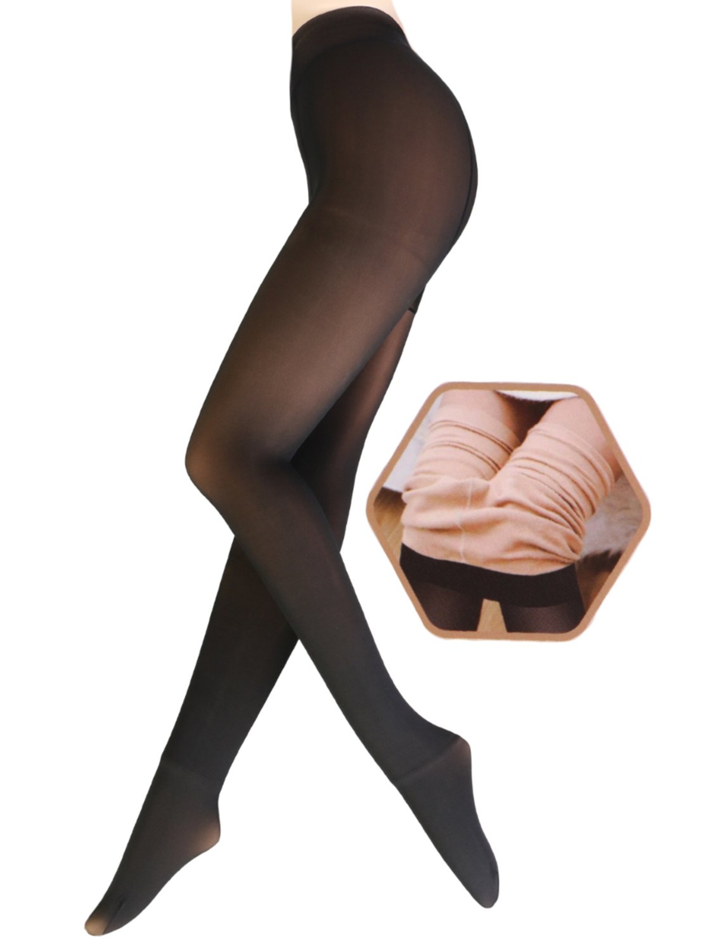 Collant 'Flair' Sokisahtel en beige : devant