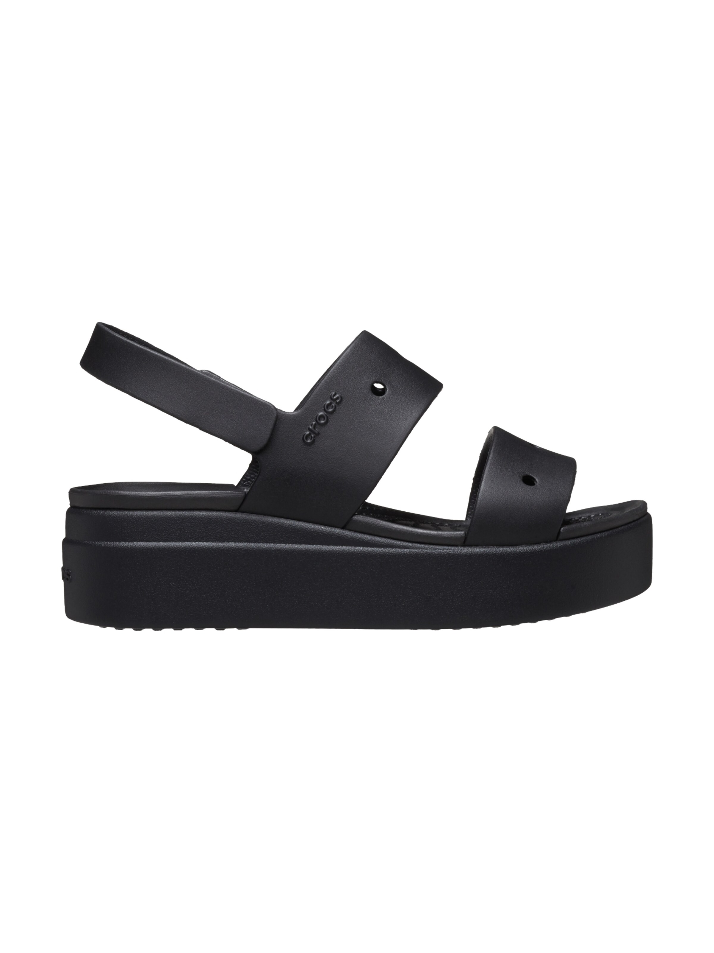 Crocs - Sandalias 'Brooklyn-Sandalen mit Klettverschluss' en negro