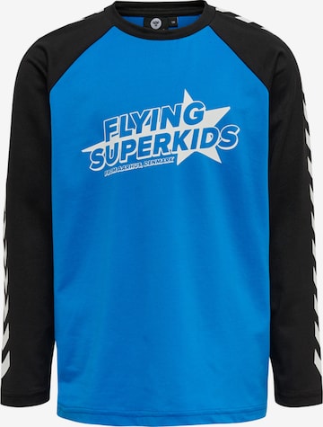 Hummel Shirt 'FLYING CHAMPION' in Blau: predná strana